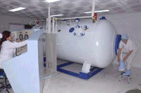 Modern Hyperbaric Chamber in Cuban Hospital